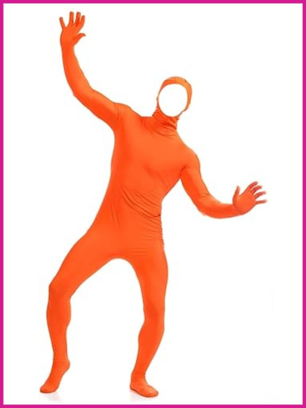 Unisex Spandex Open Face Bodysuit Full Body Zentai Costume